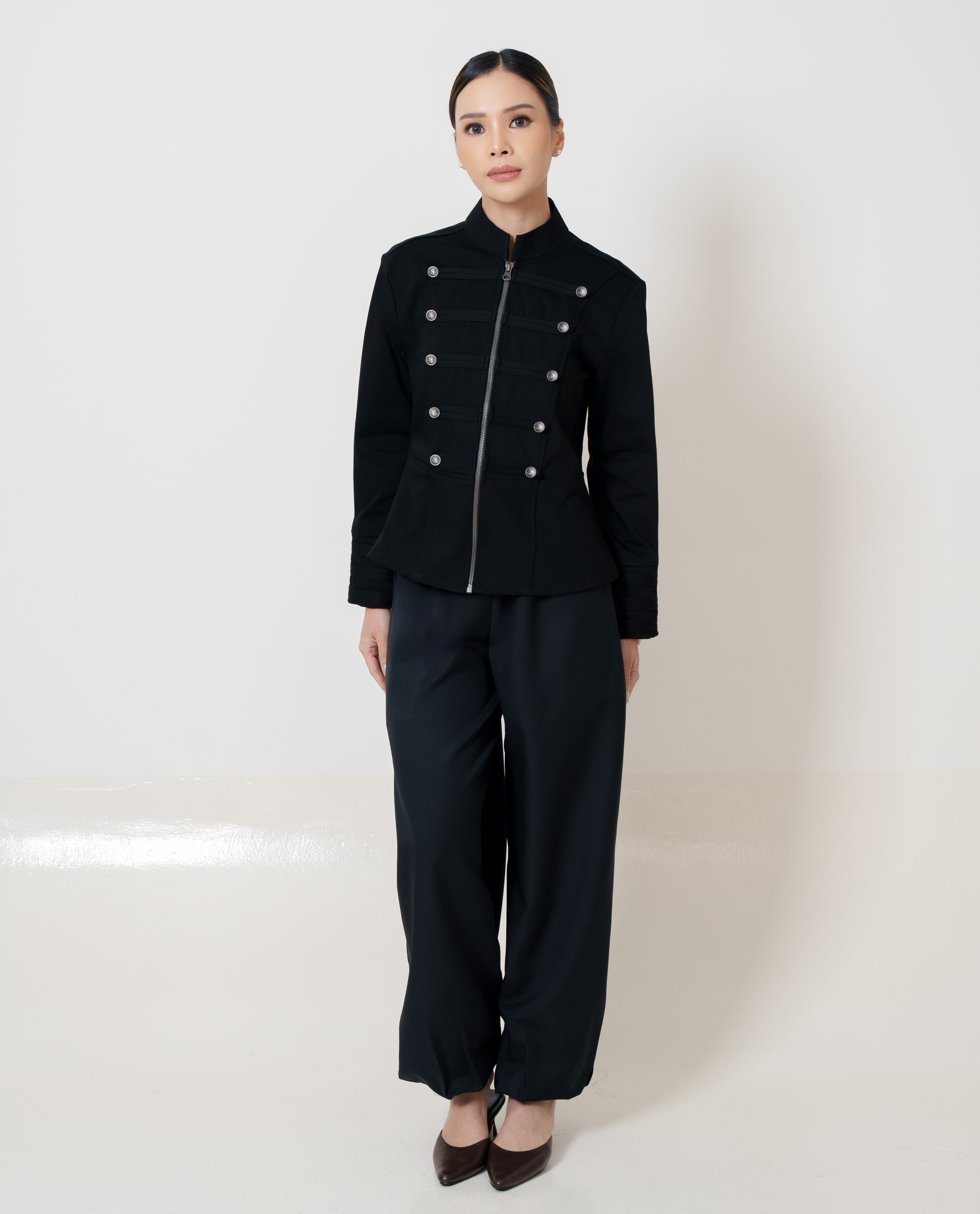 Saint Jacket & Ronald Pants In Black