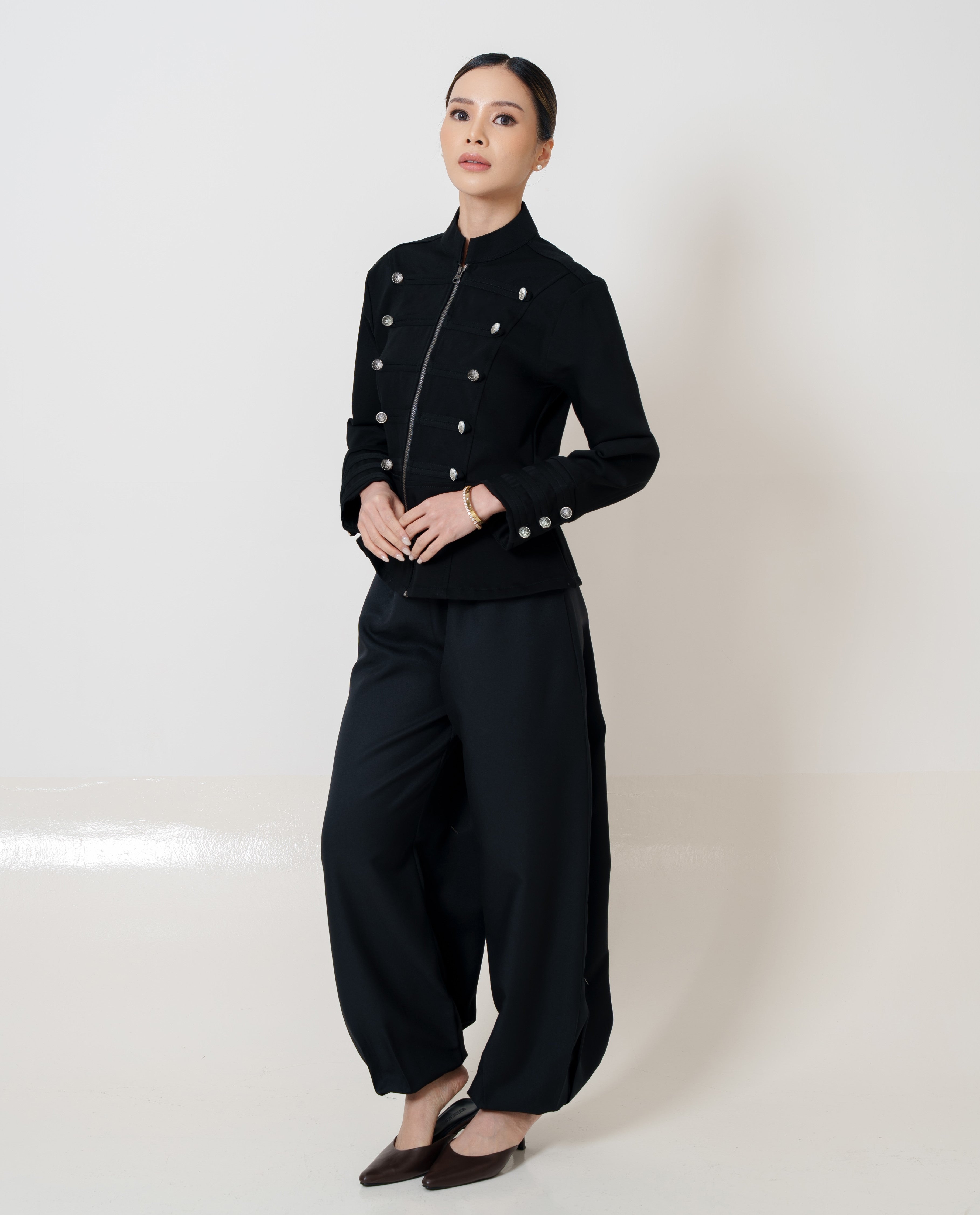 Saint Jacket & Ronald Pants In Black