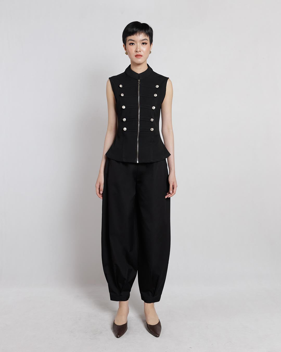 Siena Vest & Ronald Pants In Black